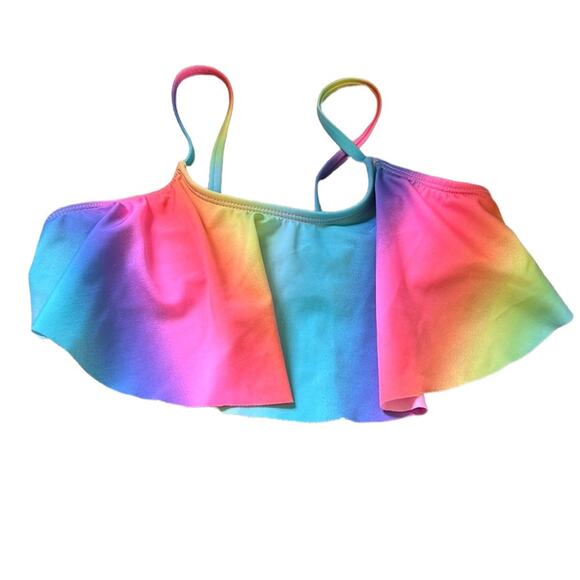 5 for $20 Cat & Jack Rainbow Colorful Bikini Racerback Top - Picture 1 of 9